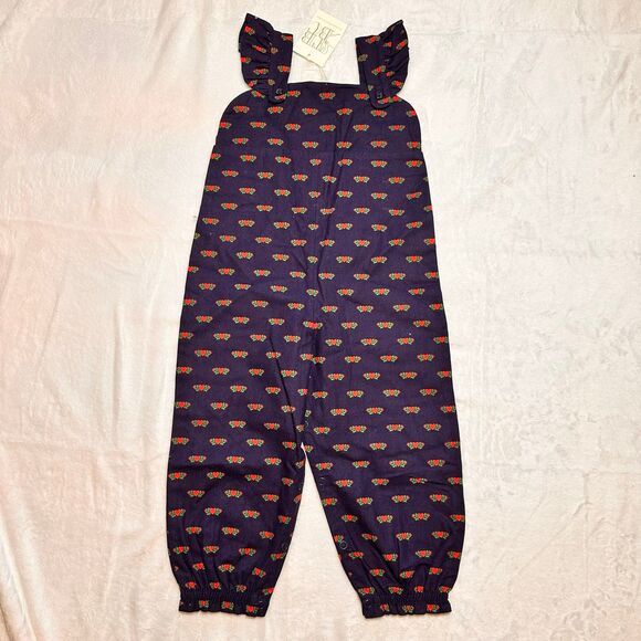 NWT The Beaufort Bonnet Co. heart print longall romper size 3t - Picture 1 of 3